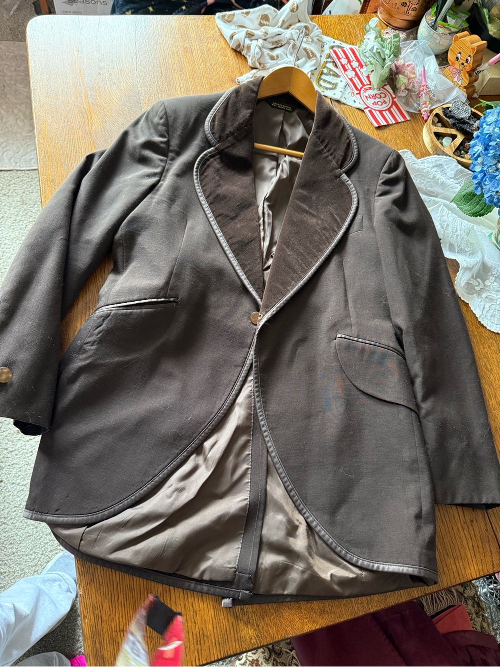 Museum Worthy Worker’s of America Vintage Brown Blazer Jacket Single-Button